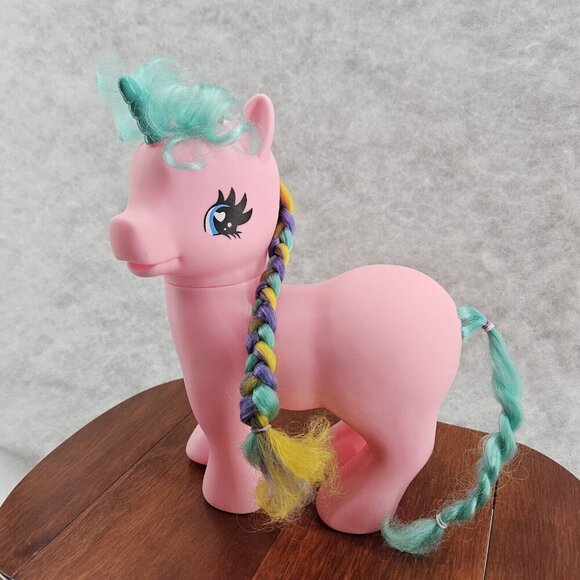 My Little Pony Figure Unbranded SML-16-81 Gi-go Fakie Jumbo Pink Moon Unicorn - Picture 2 of 12